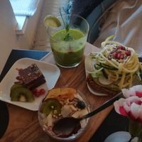 Brunch plate at Fern & Fika in Stockholm