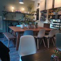 Inside at Fern & Fika in Stockholm