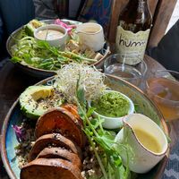 Tofu bowl and seasonal bowl at Fern & Fika in Stockholm