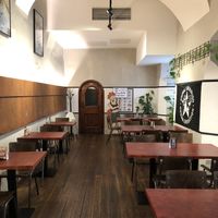 Indoor eating space too.  at Front Food in Linz