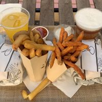 The food arrived quickly, hence the fast food! Just perfect   at Front Food in Linz