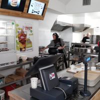 The kitchen at Front Food in Linz