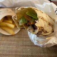 Döner Wrap without chili flakes at Front Food in Linz