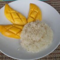 sticky rice with mango at O2 in Koh Chang