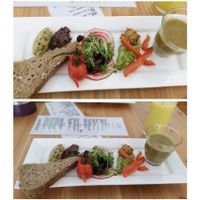 the mixed dishes option(vegan) at GYS - Voorstraat in Utrecht