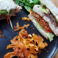 Vegan Club sandwich 💚 at GYS - Voorstraat in Utrecht