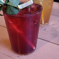 A Blackberry-Blueberry lemonade #Veganuary at GYS - Voorstraat in Utrecht