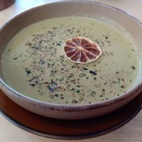 Coconut basil soup at GYS - Voorstraat in Utrecht