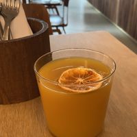 Apple/mango/grapefruit juice: very tasty  at GYS - Voorstraat in Utrecht