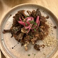 Smoked mushrooms (the best one!!!)  at GYS - Voorstraat in Utrecht