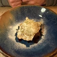 The blackberry hazelnut dessert (SUPER delicious)  at GYS - Voorstraat in Utrecht