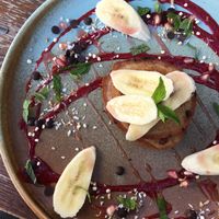 Banana chocolate pancakes at GYS - Voorstraat in Utrecht