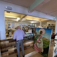 Front desk where you place your order   at Good Eden in New Orleans