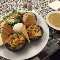 they were out of meal of day-got two servings of yummy curry! at Good Eden in New Orleans