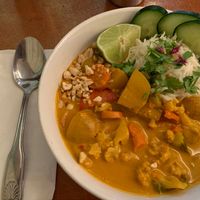 Curry bowl at Good Eden in New Orleans
