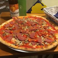 the veggie hot  at Vegan Pizza in Warsaw