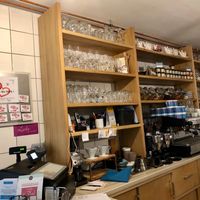bar at Cafe Lebensgefuhl in Straubing