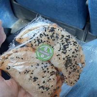 Empanadas de soja at Marcopolo Freelife in Ushuaia