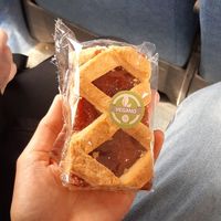 Torta com massa de empada e recheio de goiabada at Marcopolo Freelife in Ushuaia