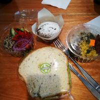 vegan lunch  at Marcopolo Freelife in Ushuaia