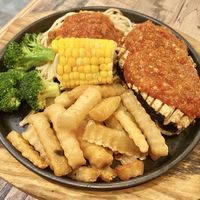 Hot Plate Cod Fish Set at Nature Cafe 自然疏食 - The Aperia in Central Singapore