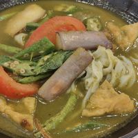green curry kway teow at Nature Cafe 自然疏食 - The Aperia in Central Singapore