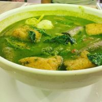 Thai green curry with Kway Teow  at Nature Cafe 自然疏食 - The Aperia in Central Singapore