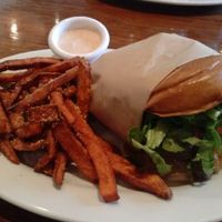 Bad Boy burger at Veggie Grill by Next Level in Pasadena