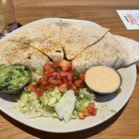 The steak fajitas quesadilla  at Veggie Grill by Next Level in Pasadena