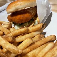 Buffalo bomber with fries  at Veggie Grill by Next Level in Pasadena