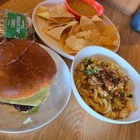 Beyond cheeseburger, chocolate chip cookies, chips & cheese, mac n cheese at Veggie Grill by Next Level in Pasadena