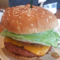 Beyond burger at Veggie Grill by Next Level in Pasadena