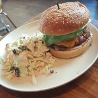 Beyond burger at Veggie Grill by Next Level in Pasadena