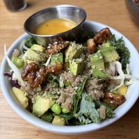 Small kale saladd  at Next Level Veggie Grill in Pasadena