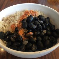 Black bean and quinoa mini-bowl at Veggie Grill by Next Level in Pasadena
