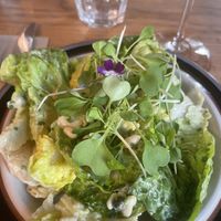 kale starter  at ONDA in Helsinki