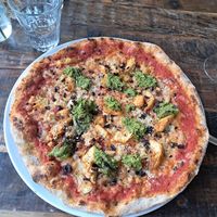 Tokoi pizza 🧡 at ONDA in Helsinki