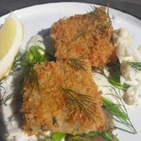 veggie "fish" at Onda  at ONDA in Helsinki