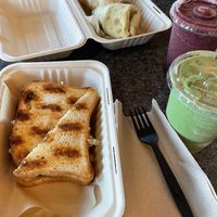 Sandwich wrap smoothies   at The Co-op Cafe in Erie