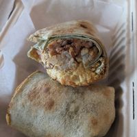 Vegan breakfast wrap! at The Co-op Cafe in Erie