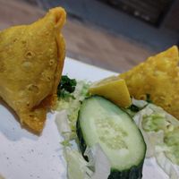 Vegan samosa 😋 at The Kathmandu in Torremolinos