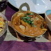Pilau rice, Karahi, the Katmandu - all delicious 😋 at The Kathmandu in Torremolinos