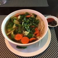 best veggie pho ever!!! at Au Lac - DTLA in Los Angeles