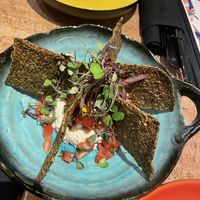 The olive cheese starter   at Au Lac - DTLA in Los Angeles
