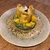 Mango Durian Sticky Rice at Au Lac - DTLA in Los Angeles