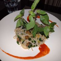 garlic noodles at Au Lac - DTLA in Los Angeles