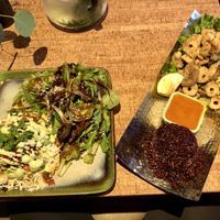 Tostada / Calamari   at Au Lac - DTLA in Los Angeles