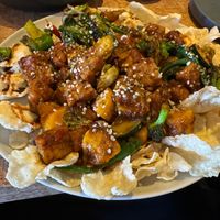 Sweet & Spicy Tempeh at Au Lac - DTLA in Los Angeles