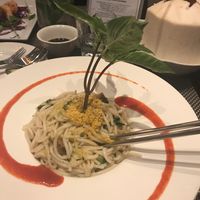 garlic basil at Au Lac - DTLA in Los Angeles