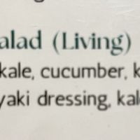 Ingredients    at Au Lac - DTLA in Los Angeles